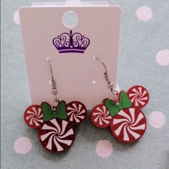 🎄 3/25$ Minnie Mouse Christmas Earrings - Picture 4 of 4